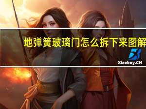 地弹簧玻璃门怎么拆下来图解（地弹簧玻璃门怎样拆卸）