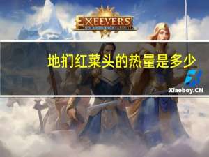 地扪 红菜头的热量是多少