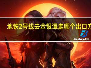 地铁2号线去金银潭走哪个出口方便