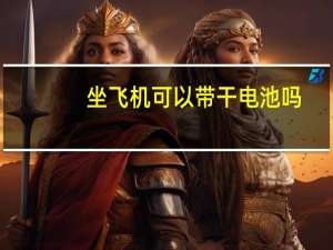 坐飞机可以带干电池吗
