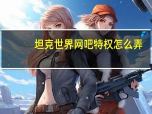 坦克世界网吧特权怎么弄