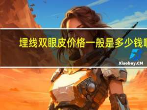 埋线双眼皮价格一般是多少钱啊，埋线双眼皮价格多少