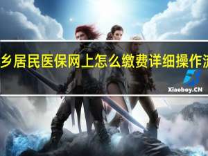 城乡居民医保网上怎么缴费 详细操作流程在这