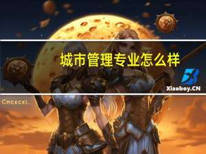城市管理专业怎么样