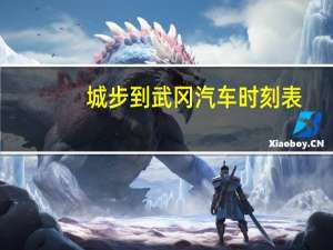 城步到武冈汽车时刻表