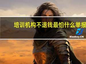 培训机构不退钱最怕什么举报