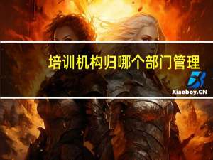 培训机构归哪个部门管理
