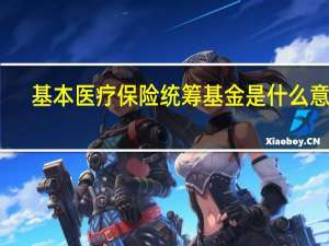 基本医疗保险统筹基金是什么意思（基本医疗保险统筹基金）