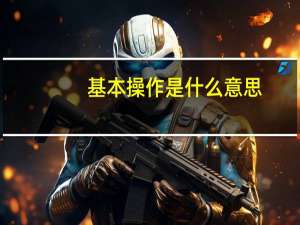 基本操作是什么意思