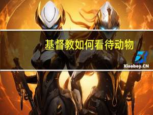 基督教如何看待动物