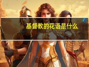 基督教的花语是什么