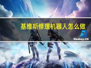 基维斯修理机器人怎么做（基维斯）
