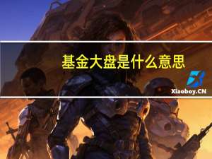 基金大盘是什么意思