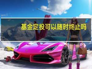 基金定投可以随时终止吗