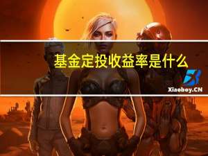 基金定投收益率是什么