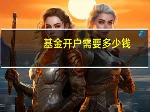 基金开户需要多少钱
