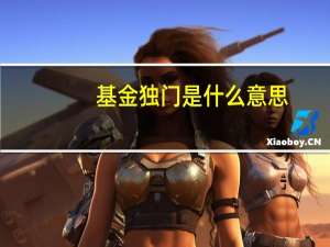 基金独门是什么意思