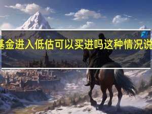 基金进入低估可以买进吗 这种情况说明什么
