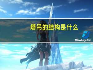 塔吊的结构是什么