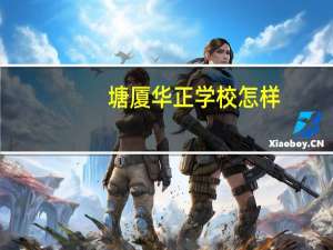 塘厦华正学校怎样