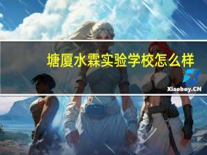 塘厦水霖实验学校怎么样