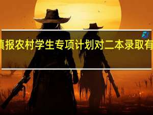 填报农村学生专项计划对二本录取有影响吗