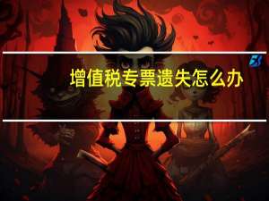 增值税专票遗失怎么办