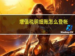 增值税明细账怎么登帐