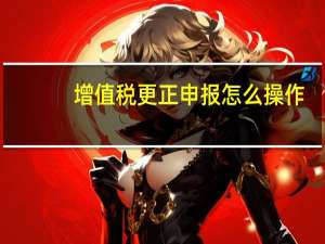 增值税更正申报怎么操作