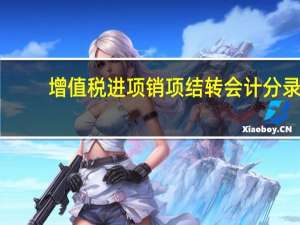 增值税进项销项结转会计分录