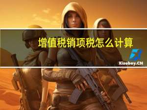 增值税销项税怎么计算