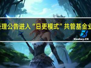增聘基金经理公告进入“日更模式” 共管基金业绩表现尚不突出