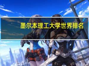 墨尔本理工大学世界排名