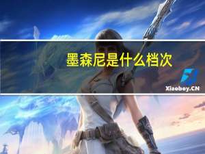 墨森尼是什么档次