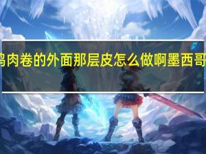 墨西哥鸡肉卷的外面那层皮怎么做啊 墨西哥鸡肉卷多少钱