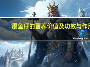 墨鱼仔的营养价值及功效与作用（墨鱼仔的营养价值）