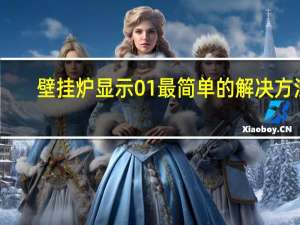壁挂炉显示01最简单的解决方法
