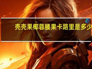 壳壳果 椰蓉腰果卡路里是多少