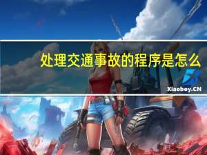 处理交通事故的程序是怎么