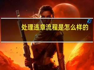 处理违章流程是怎么样的