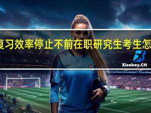 复习效率停止不前在职研究生考生怎么应对