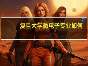 复旦大学微电子专业如何