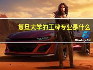 复旦大学的王牌专业是什么