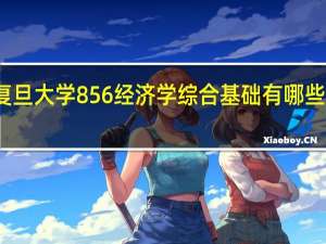 复旦大学856经济学综合基础有哪些专业考，相关专业毕业后去哪里工作