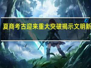 夏商考古迎来重大突破 揭示文明新图景