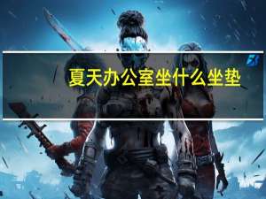 夏天办公室坐什么坐垫