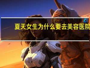 夏天女生为什么要去美容医院(去美容院做美容有效果吗有什么利弊)