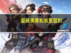夏威夷果和板栗区别