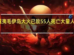 夏威夷毛伊岛大火已致55人死亡 大量人员待撤离