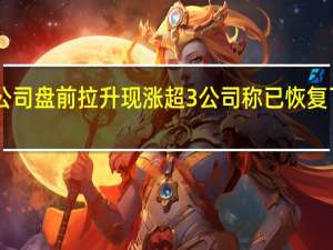 夏威夷电力实业公司盘前拉升现涨超3%公司称已恢复了80%受影响客户的供电